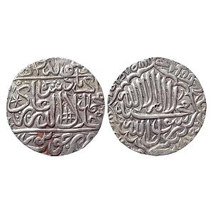 Mughal, Akbar, Jaunpur Mint, Kalima type, Silver Rupee