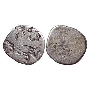 Ancient, Archaic Series, Punch Marked Coinage, Magadha Imperial, G&H series VII, Silver Ka