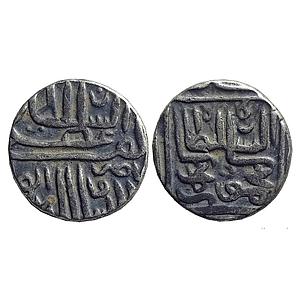 Gujarat Sultan Nasir-ud-din Mahmud I Muhammadabad Mint Silver 1/2 Tanka