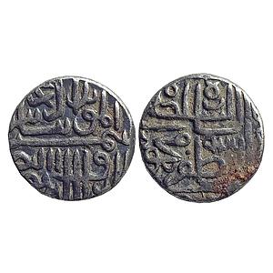 Gujarat Sultan Shams al-Din Muzaffar II Probably an issue of Muhammadabad Silver Tanka