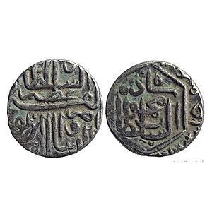 Gujarat Sultan, Nasir al-Din Mahmud I, Muhammadabad Champanir Mint, Silver "1/2 Tanka"