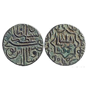 Gujarat Sultan Nasir al-Din Mahmud I Muhammadabad Champanir Mint Silver 1/2 Tanka