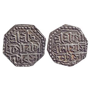 IK, Assam, Gaurinatha Simha, Silver "1/2 Rupee"