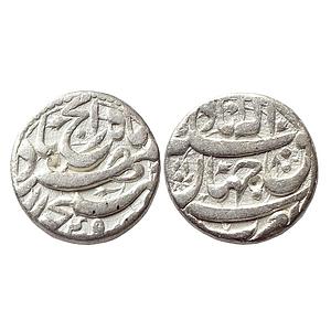 Mughal, Akbar, Rebellion Issue of Jahangir, Allahabad Mint, “Bagharb -O- Sharq” couplet, S