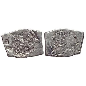 Ancient, Archaic Series, Punch Marked Coinage, Saurashtra Janapada, Junagadh hoard type, S