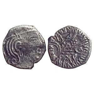 Ancient, Western Kshatrapas, Svami Simhasena, sister’s son of Svami Rudrasena III, Silver 