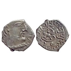 Ancient, Guptas, Chandragupta II, Silver Drachma