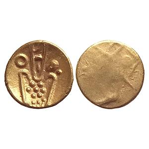 Vira Raya type Anonymous issue Gold Fanam