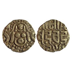 Gahadavalas of Kanauj & Kashi (Varanasi) Govinda Chandradeva Gold 4-1/2 Masha