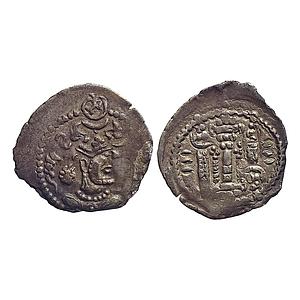 Ancient, Indo Sassanian type, Anonymous issue from NW India, Billon Unit