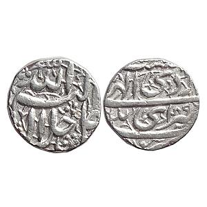 Mughal, Akbar, Srinagar Mint, Ilahi Month Ardibihist (Taurus), Silver Rupee