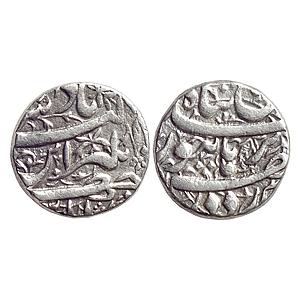 Mughal Jahangir Din Panah Type Shahr -e- Burhanpur Mint Silver Rupee