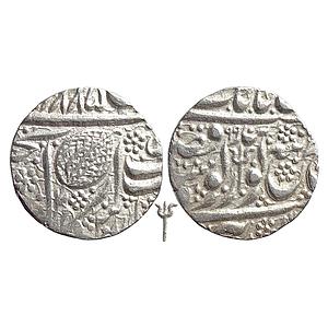 IK Sikh Empire Ranjit Singh VS 1885/99 Amritsar Mint Nanakshahi Couplet Silver Rupee