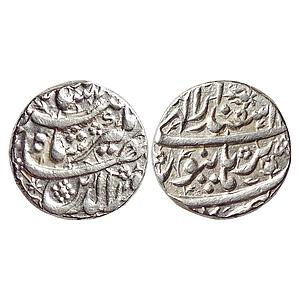 Mughal, Jahangir, Burhanpur Mint, Ilahi Month Isfandarmuz (Pisces), Silver Rupee