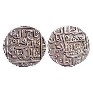 Bahamani Sultan Taj ud din Firuz Hadrat Ahsanabad Mint Silver Tanka