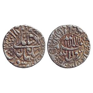 Mughal Shah Jahan Surat Mint Silver Rupee