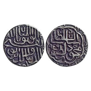 Gujarat Sultan Nasir al-Din Mahmud Shah III Ahmadabad Mint Silver Tanka