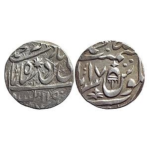 IPS, Awadh State, Asaf ud-Daula INO Shah Alam II, Muhammadabad Banaras Mint, umbrella as a