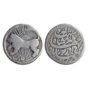 Mughal, Jahangir, Ahmadabad Mint, "Leo sign", Zodiac Silver Rupee