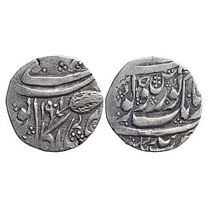 IK, Sikh Empire, Shaikh Gholam Muhyi ad-Din as Governor, VS 1901, Kashmir Mint, Silver Rup