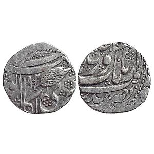 IK, Sikh Empire, Shaikh Gholam Muhyi ad-Din as Governor, VS 1902, Kashmir Mint, Silver Rup