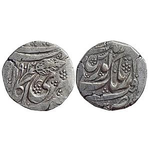 IK, Sikh Empire, Shaikh Gholam Muhyi ad-Din as Governor, VS 1903, Kashmir Mint, Silver Rup