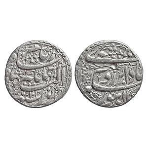 Mughal Jahangir Lahore Mint Silver Rupee