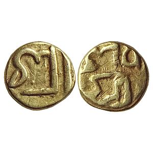 Nepal Shiva Simha Malla Dynasty Gold Mashaka