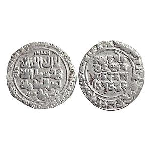 Ghaznavids, Mahmud, Mahmudpur (Lahore) Mint, Silver Bilingual Dirham (Arabic / Sanskrit, K