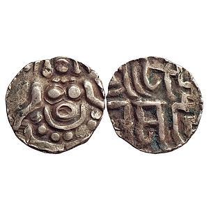 Chandellas of Jajekabhukti Paramardi Deva Debased Gold 1-1/8 Masha