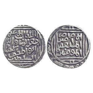 Delhi Sultan Muizz al-Din Kaiqubad Hazrat Dehli Mint Silver Tanka