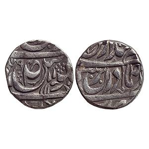 IPS Patiala State Karam Singh INO Ahmed Shah Durrani Sahrind Mint Silver Rupee