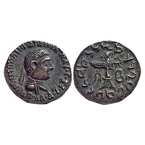 Ancient Indo-Greeks Apollodotus II Silver Drachm