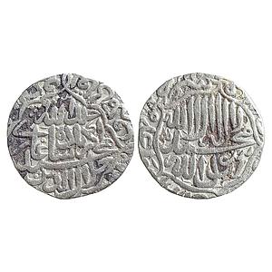 Mughal Akbar Jaunpur Mint By Style Silver Rupee