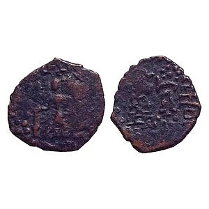 Ancient Yaudheyas Tribal Republic Kartikeya-Shashthi type Copper Fractional Unit