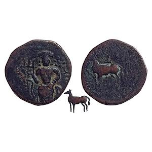 Ancient Tribal republics Yaudheyas Chitreshwara type Copper Heavy Unit