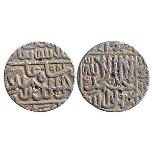 Mughal Akbar Ahmedabad Mint Silver Rupee