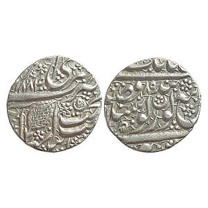 IK Sikh Empire Ranjit Singh VS 1884/(18)85 1827 AD Amritsar Mint Nanakshahi Couplet Silver
