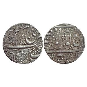 IK Sikh Empire Ranjit Singh VS 1884 / (18)91 (1834 AD) Amritsar Mint Nanakshahi Couplet Si