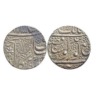 IK Sikh Empire Ranjit Singh VS 1885 / (18)95 1838 AD Amritsar Mint Nanakshahi Couplet Silv