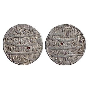 Mughal Shah Jahan Patna Mint Silver Rupee