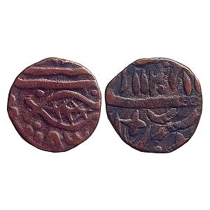 IPS Awadh State in the name of Shah Alam II Najibabad Mint Copper Paisa