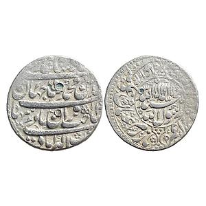 Mughal Shah Jahan Akbarabad Mint Silver Rupee