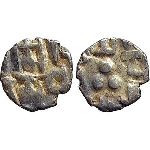 Samid Amirs of Multan Amir Munabbih-II NM ND Silver Bilingual Damma Qanhari Dirham