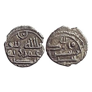 Habbarid Amirs of Mansurah Sind Amir Umar-I bin Abd Al-Aziz Al-Habbari NM Silver Damma Qan