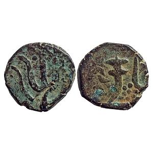 IPS Gwalior State Uncertain Mint Copper Paisa
