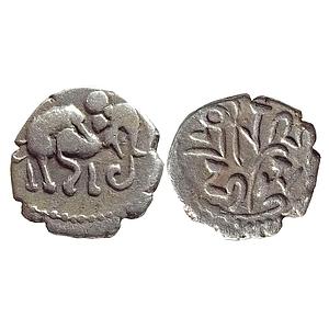 Chalukyas of Gujarat Ranahasti Silver Dramma