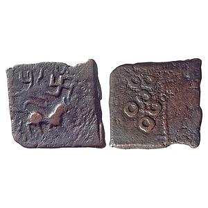 Ancient Satavahanas Siri Satakarani Nasik type Copper Unit