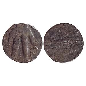 Ancient Later Kushanas Punjab Highly Debased Gold Unit