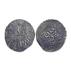 Ancient Satavahanas Gautamiputra Satakarni overstrike on Nahapana Silver Dramma